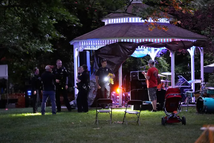 AP Police investigate where multiple people were shot at a community festival