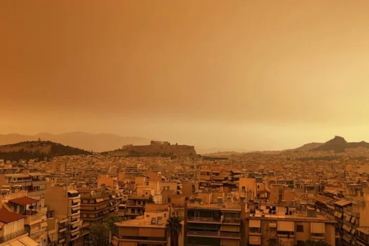 αφρικανική σκόνη στην Αθήνα