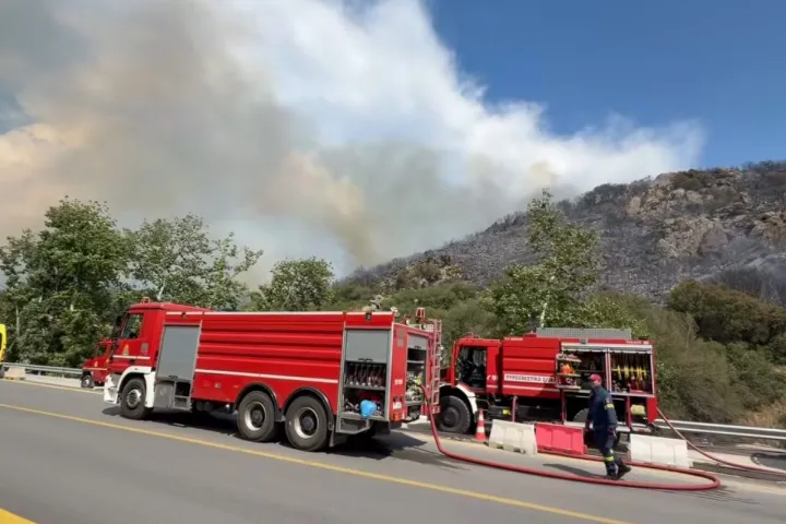 Κίνδυνος φωτιάς λόγω δυνατών ανέμων