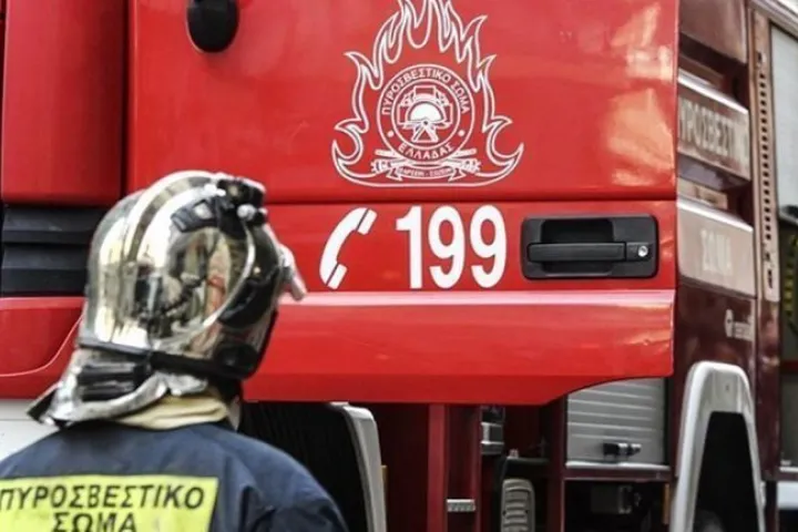 Πυρκαγιά στη Μακρυκάπα Εύβοιας