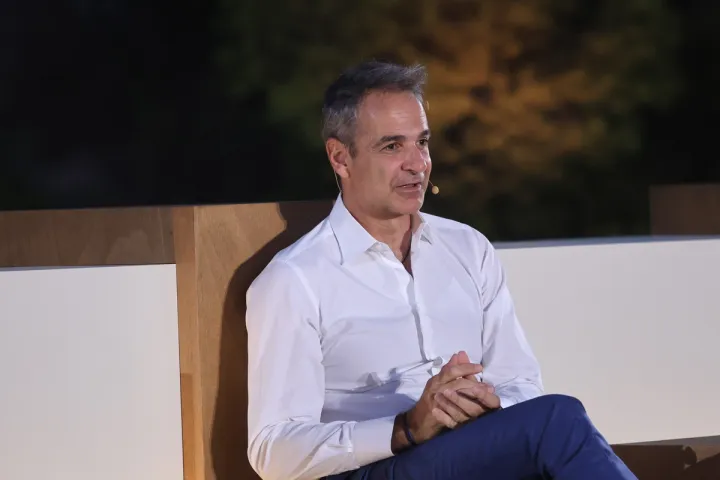 Κυριάκος Μητσοτάκης στην Πνύκα