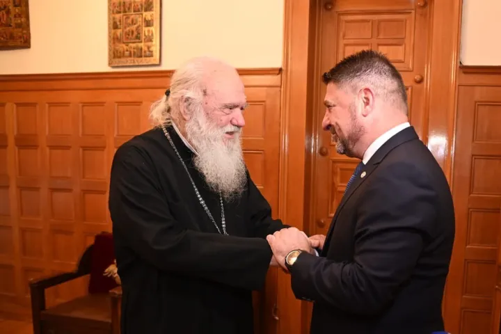 Νίκος Χαρδαλιάς με Ιερώνυμο