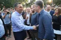 Αλέξης Τσίπρας και Γιώργος κρικρής στο χαλάνδρι