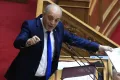 Ο πρόεδρος της Ελληνικής Λύσης Κυριάκος Βελόπουλος μιλάει στη Βουλή