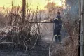 Φωτιά Γύθειο πυροσβέστης